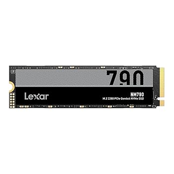 【中古】Lexar SSD PCIe Gen4x4 M.2 NVMe 2280 グラフェン放熱居敷き積み上げる なおなお書き5動くこと突きとめる済み R:7400MB/s W:6500MB/s NM790 高耐久3D NAND 国内定まり品 メー