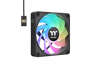 【中古】Thermaltake CT140 Reverse EX ARGB Sync 3枚セット Black PCケースファン CL-F193-PL14SW-A FN2372