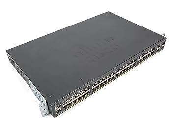 【中古】Cisco Systems Cisco Catalyst WS-C2960X-48TS-L - Switch - managed - 48 x 10/100/1000 + 4 x Gigabit SFP