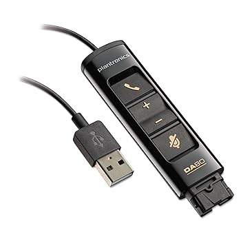 【中古】プラントロニクス USBオーディオプロセッサー DA80 ブラック 201852-01|スカーレット2021