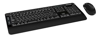 【中古】マイクロソフト ワイヤレス デスクトップ 3050 PP3-00028 : 無線 キーボード マウス セット セキリュティ (AES暗号化機能搭載) BlueTrack USBレ