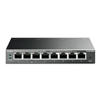【中古】TP-Link スイッチングこしき PoE ギガ8界面 PoE オートMDI/MDI-X 5年引き受ける TL-SG108PE