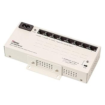 【中古】Abaniact ギガスイッチングHUB 8ポート 4K・8K対応 ベースマウント専用タイプ マルチキャストコントロール機能付 AH-08GPM-02｜スカーレット2021