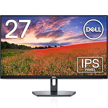 【中古】Dell モニター 27インチ SE2719HR(3年間交換保証/広視野角/FreeSync/フルHD/IPS非光沢/ブルーライト軽減/フリッカーフリー/HDMI,D-Sub15ピン)
