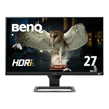 【中古】BenQ EW2780 アイケアモニター (27インチ/IPS/Full HD/HDR/treVoloスピーカー/5ms/FreeSync/ブルーライト軽減/ベゼルレス/輝度自動調整B.I.+/HDM