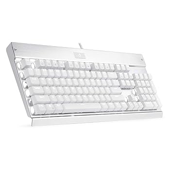 【中古】EagleTec KG010 力学的鍵盤 有線 万物の霊長科学技術 赤銅色 取り替えっこ 執務室 マイコン 身寄り 商行為用 (白いこと鍵盤 ホワイトバックライ