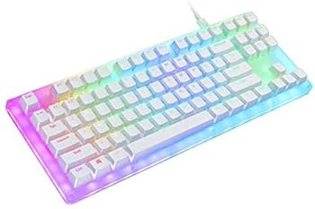 【中古】Womier 87 キー K87 メカニカルキーボード 80% 87 TKL PCB ケース ホットスワップ可能スイッチ RGBスイッチLED付き照明効果をサポート (Womier 8|スカーレット2021