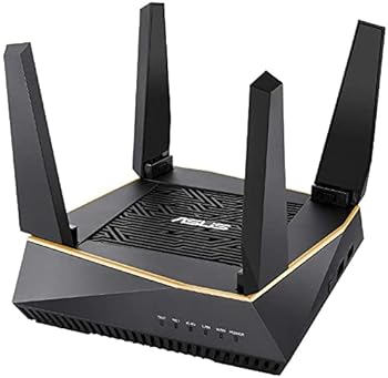 【中古】ASUS 無線LAN 無線電話 ルータ 無線LAN6 4804+867+400Mbps取り組みダンス楽隊 RT-AX92U(A) メッシュ役立つこと付 3階建 / 4LDK なおなお書き5/Nintendo Switch/iPhone/android