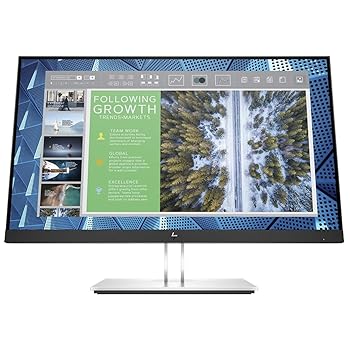 【中古】HP E27q G4 27インチ WQHD LED LCDモニター - 16:9 - ブラック