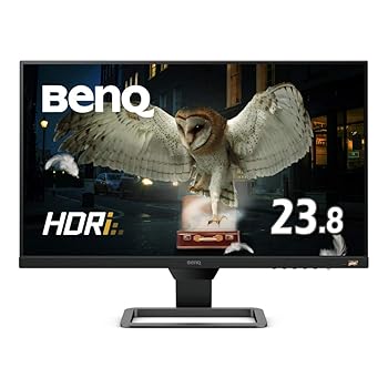【中古】BenQ 23.8型アイケアモニター EW2480（IPS/盛りだくさん固定ディスク/HDR 金棒引き/5ms/FreeSync/ひな形受け答え/青みともし火助け出す/明快さ自動小銃自然調整B.I.+/HDMI2.0x3）