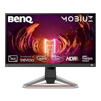 【中古】Monitor Gamer BenQ Mobiuz EX2510S, 24.5\", 1ms, IPS, 165サイクル, sRGB, HDR10, FreeSync Premium, Eye Care, Som Integrado, Preto - 9H.LKELA.TBL"