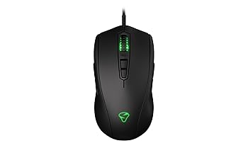 【中古】Mionix ゲーミングマウス AVIOR PRO 左右対称エルゴノミック形状 リフトオフディスタンス調整可能 国内正規品|スカーレット2021
