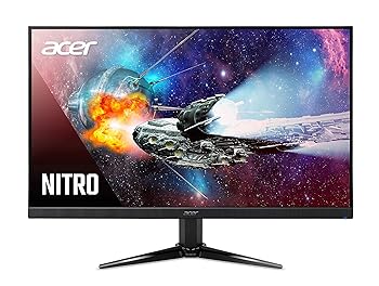 【中古】Acer Nitro QG271 bipx 27インチ フルHD (1920 x 1080) ゲーミング VAモニター | AMD FreeSyncテクノロジー | 75Hz リフレッシュレート | 1ms VR｜スカーレット2021