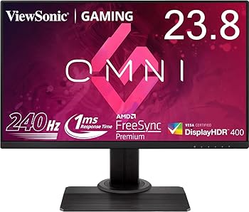 【中古】ViewSonic ビューソニックジャパン 23.8インチ ゲーミングモニター XG2431 (240Hz/フルHD/IPS/DisplayHDR 400/1ms/AMD FreeSync? Premium/Blur｜スカーレット2021