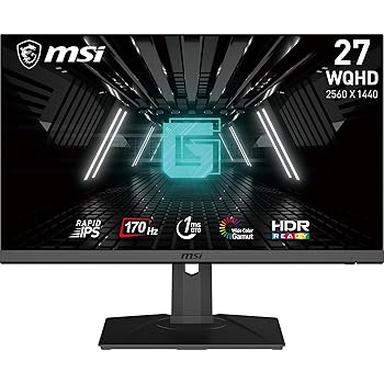 【中古】MSI 27インチFAST IPSモニター。