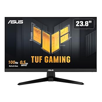 【中古】ASUS ゲーミングモニター TUF Gaming VG246H1A 23.8in/盛りだくさん固定ディスク/IPS/100サイクル/0.5ms/FreeSync/HDMIx2/国内定まり品