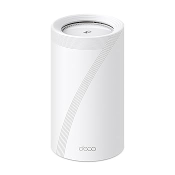 【中古】TP-Link 無線LAN 無線電話ローカルエリアネットワーク メッシュWi-Fi wifi 7 11be 10Gbpsイーサネットポート 5760Mbps(6GHz) + 5760Mbps(5GHz)+ 1376Mbps(2.4GHz) Deco BE85 1-p