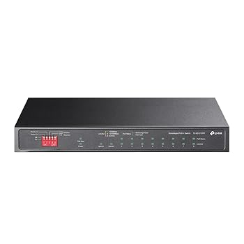 【中古】TP-LINK 10ポートギガビットデスクトップスイッチ PoE+6ポート&PoE++2ポート搭載 TL-SG1210PP UN 1台