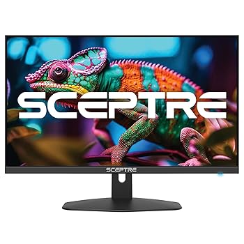 【中古】Sceptre New 27-inch Gaming Monitor 100Hz 1ms DisplayPort HDMI x2 100% sRGB AMD FreeSync Build-in Speakers, Eye Care Frameless Machine B｜スカーレット2021