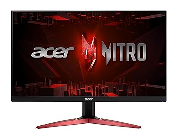 【中古】Acer Nitro 24.5インチ フルHD 1920 x 1080 PC ゲーミング IPS モニター | AMD FreeSync Premium | 180Hz リフレッシュ | 1ms (VRB) | HDR10サポ