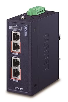 【中古】PLANET 産業用マルチギガビット2ポートPoE++インジェクター IPOE-270-12V ハードウェアバージョン1|スカーレット2021