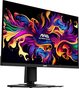【中古】MSI MAG 271QPX QD-OLED、27 OLEDゲーミングモニター、2560×1440(QHD)、OLED 0.03ms返事をする第四次元、360サイクル、トゥルーブラックHDR 400、HDMI、DP界面