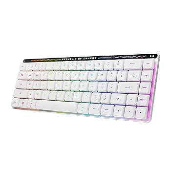 【中古】ASUS ゲーミングキーボード ROG Falchion RX Low Profile 65% ワイヤレスメカニカルキーボード ROG RX光学置き目労働者階級軸 26.5粍薄型心積もり 鍵盤