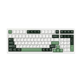 【中古】VGN ワイヤレス ゲーミングキーボード S99 Aurora Ice Cream Glazing Green メカニカル 静音 リニアスイッチ 2.4GHz無線/Blueooth/有線対応 英語