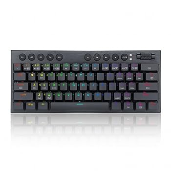 【中古】ITPROTECH ゲーミングキーボード ロープロファイル マクロキー付 赤軸 61KEY ブラック [有線/USB-A+USBC] K632-RGBTI