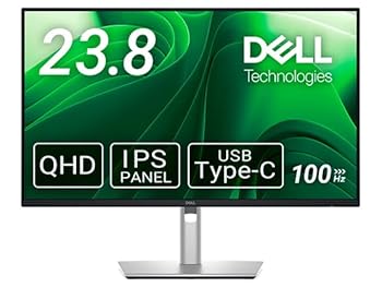 【中古】Dell Pro 27 Plus QHD P2425DE 24インチ USB-C ハブ モニター 2560×1440/HDMI、DisplayPort、USB-C/ブラック/スピーカー:なし(メーカー3年保証|スカーレット2021