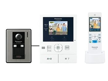 【中古】［非常に良い］Panasonic 家じゅうどこでもドアホン ワイヤレスモニター付テレビドアホン (カメラ玄関子機+モニター親機+ワイヤレスモニター子機 各1台のセット
