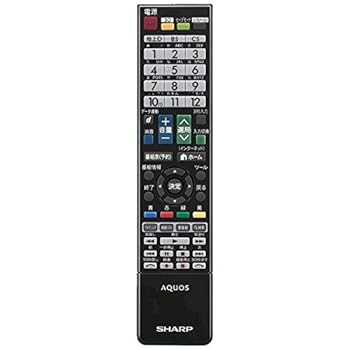 【中古】［非常に良い］シャープ 純正テレビ用リモコン RRMCGB026WJSA【部品番号：0106380386】