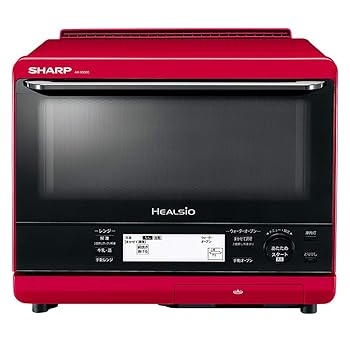 【中古】［非常に良い］シャープ ヘルシオ 加熱水蒸気 2段調理 30Lタイプ レッド AX-XS500-R