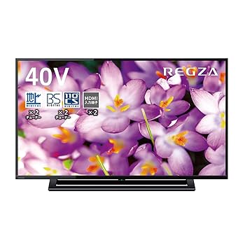 【中古】REGZA 40インチ 液晶テレビ レグザ 40S22 フルハイビジョン ウラ録対応 （2019年モデル）