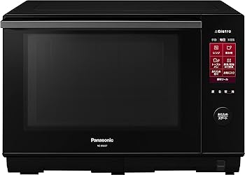 【中古】［非常に良い］パナソニック オーブンレンジ スチーム ビストロ 26L 液晶タッチパネル ブラック NE-BS657-K｜スカーレット2021