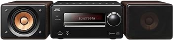【中古】JVCケンウッド JVC EX-S55-B ウッドコーンシリーズ Bluetooth搭載 ハイレゾ音源再生 録音対応USB端子搭載 コンパクトコンポーネントシステム ブ
