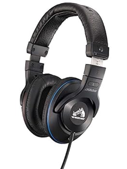 【中古】［非常に良い］JVCケンウッド Victor JVC HA-MX100V スタジオモニターヘッドホン ハイレゾ対応 密閉型 ビクタースタジオチューニングモデル ブラック