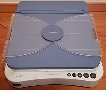 【中古】［人並み外れたに好いたらしい］Canon 物真似機 Canon 身寄りコピア FC520(青色) A4相応う A4物真似4枚/分 給紙手差し60枚 自動小銃濃さ合わせる規則体系 キャリングハンドル付