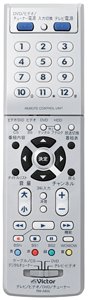 【中古】［非常に良い］JVCケンウッド ビクター 地上D対応TV/チューナ/ビデオ/DVD用リモコン RM-A800