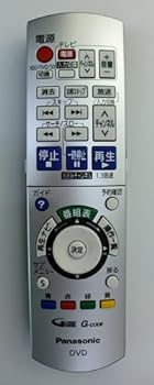 【中古】［人並み外れたに好いたらしい］Panasonic 高品位テレビヴィデオディスクリコーダー用遠隔操作 EUR7658YE0