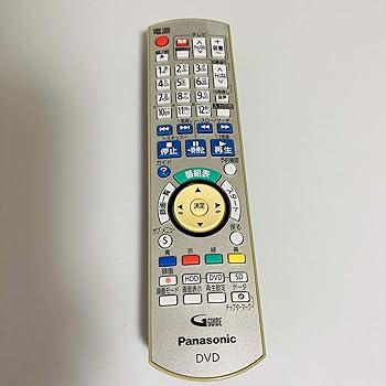 【中古】［人並み外れたに似つかわしい］Panasonic 高品位テレビヴィデオディスクリコーダー用遠隔操作 N2QAYB000349