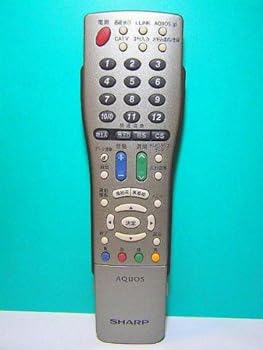 【中古】読みやすい テレビ受像機遠隔操作 GA491WJSA