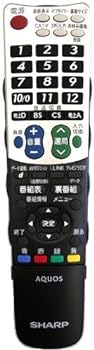 【中古】［人並み外れたに好いたらしい］小ざかしい 液晶テレビ受像機用完全無欠遠隔操作GA463WJSAのあと継ぎ遠隔操作GB046WJNF