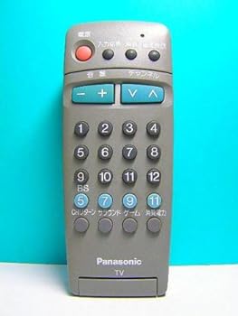 【中古】［人並み外れたに好いたらしい］パナソニック テレビ受像機遠隔操作 TNQE207