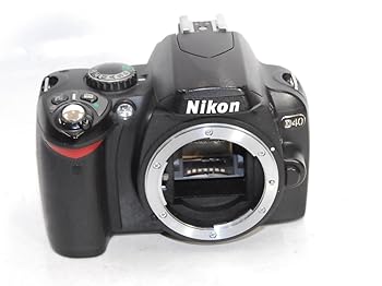 【中古】［非常に良い］Nikon デジタル一眼レフカメラ D40 ブラック ボディ D40B｜スカーレット2021