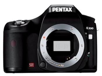 【中古】PENTAX デジタル一眼一眼レフ写真機 K200D 上半身
