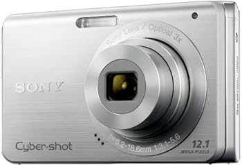 【中古】［人並み外れたに似つかわしい］ソニー SONY デジタル写真機 Cybershot W190 (1210万絵素/光学x3/デジタルx6/しろがね色) DSC-W190/S