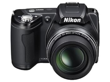 【中古】［人並み外れたに好いたらしい］Nikon デジタル写真機 COOLPIX (クールピクス) L110 黒いこと TV・オーディオ・カメラ-デジタルカメラ
