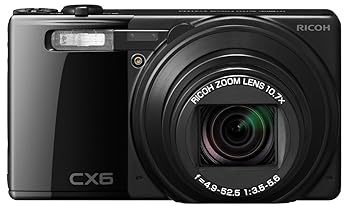 【中古】RICOH デジタル写真機 CX6黒いこと CX6-BK
