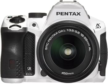 【中古】［人並み外れたに好いたらしい］PENTAX デジタル一眼二眼レフ写真機 K-30 水晶体一揃いの道具 [DAL18-55粍] 水晶白いこと K-30LK18-55 C-WH 15681